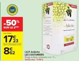 Carrefour I.g.p. les coutumiers offre