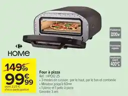 Carrefour Four à pizza offre