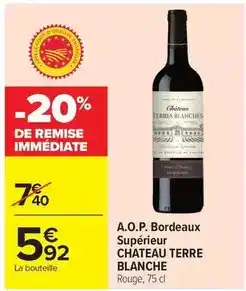 Carrefour A.o.p. bordeaux superieur offre