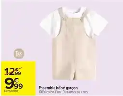 Carrefour Tex - ensemble bébé garçon offre