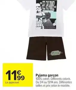 Carrefour Pyjama garçon offre
