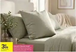 Carrefour Linge de lit profoction negro offre