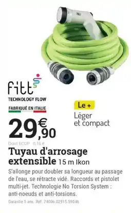 Espace emeraude Tuyau d'arrosage extensible offre