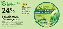 Espace emeraude Batterie tuyau d'arrosage offre