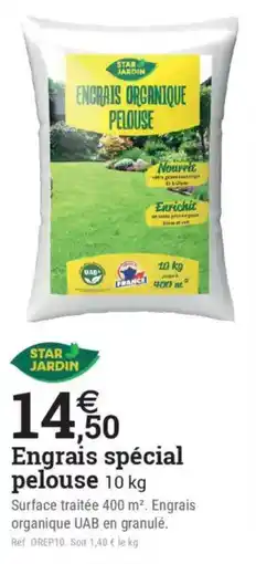 Espace emeraude Engrais spécial pelouse offre