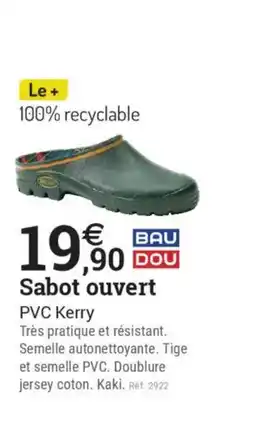 Espace emeraude Sabot ouvert offre