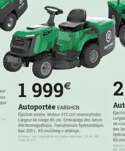 Espace emeraude Autoportée ea86hcb offre
