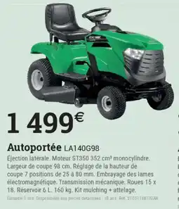 Espace emeraude Autoportée la140g98 offre