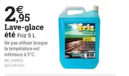 Espace emeraude Lave-glace été friz offre
