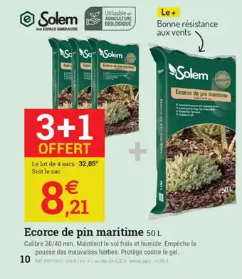 Écorce de pin maritime