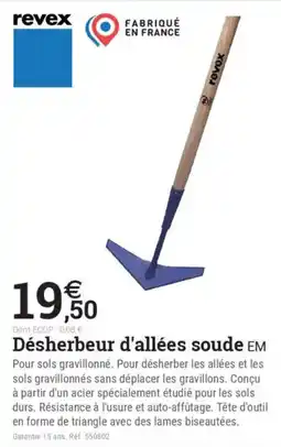 Espace emeraude Désherbeur d'allées soude offre