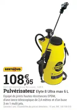 Espace emeraude Pulvérisateur offre