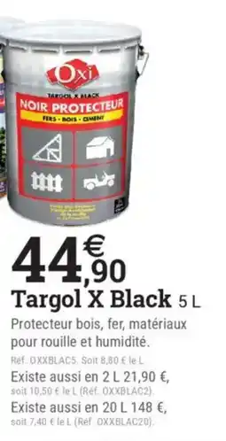 Espace emeraude Targol x black offre