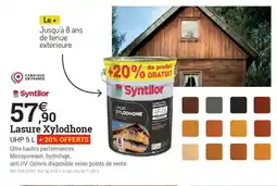Espace emeraude Lasure xylodhone syntilor offre