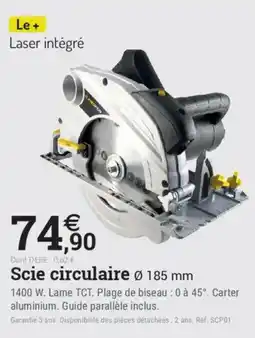 Espace emeraude Scie circulaire offre