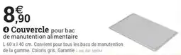 Espace emeraude Couvercle offre