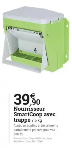 Espace emeraude Nourrisseur smartcoop avec trappe offre
