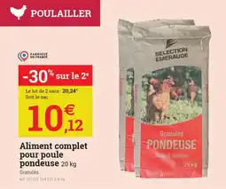 Espace emeraude Aliment complet pour poule pondeuse offre