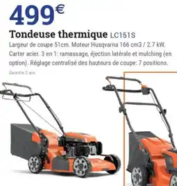Espace emeraude Tondeuse thermique lc151s offre