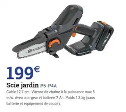 Espace emeraude Scie jardin p5-p4a offre