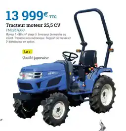 Espace emeraude Tracteur moteur 25,5 cv offre