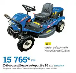Espace emeraude Débroussailleuse autoportée offre