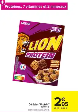 Carrefour Market Céréales protein nestlé offre