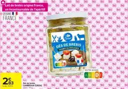 Carrefour Market Dés de brebis carrefour classic offre