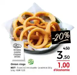 Thiriet Onion rings offre