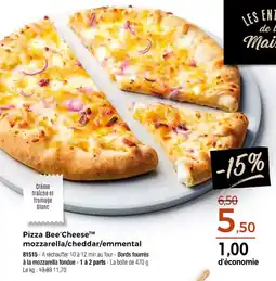 Thiriet Pizza bee'cheese mozzarellacheddar emmental offre