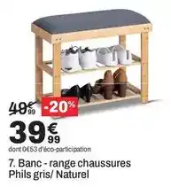 BUT Range chaussures offre