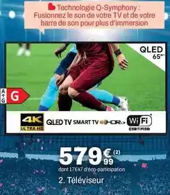 BUT Samsung - téléviseur qled tv smart tv hdr.: qled 65 offre