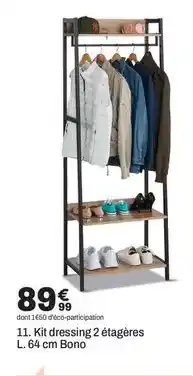 BUT Kit dressing 2 étagères offre