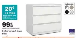 BUT Total - commode 3 tiroirs best offre