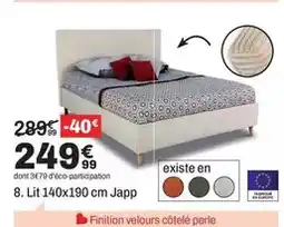 BUT Lit 140x190 cm japp offre