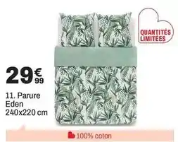 BUT Eden - parure 240x220 cm offre