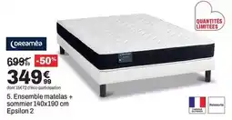 BUT Ensemble matelas + sommier epsillon 2 offre