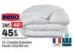 BUT Dodo - couette entretien facile 140x200 cm offre