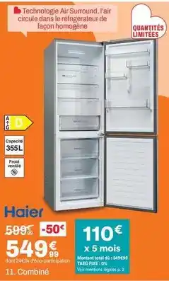 BUT Haier - macarante de 4k offre