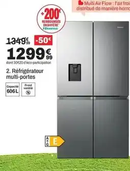 BUT Hisense - réfrigérateur multi-portes offre