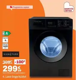 BUT Signature - lave-linge hublot offre