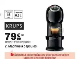 BUT Krups - machine à capsules offre
