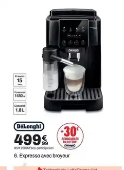 BUT Delonghi - expresso avec broyeur offre