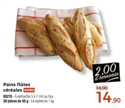 Thiriet Pains flûtes céréales agemo offre