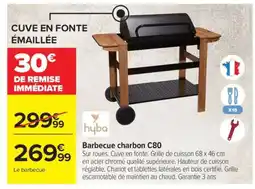 Carrefour Barbecue charbon C80 offre
