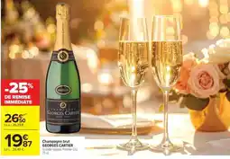 Carrefour Champagne brut GEORGES CARTIER offre