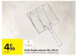 Carrefour Grille double poisson 28 x 28 cm offre