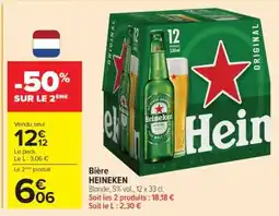 Carrefour Market BIÈRE “HEINEKEN” offre