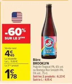 Carrefour Market Bière Brooklyn offre