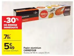 Carrefour Papier aluminium CARREFOUR offre